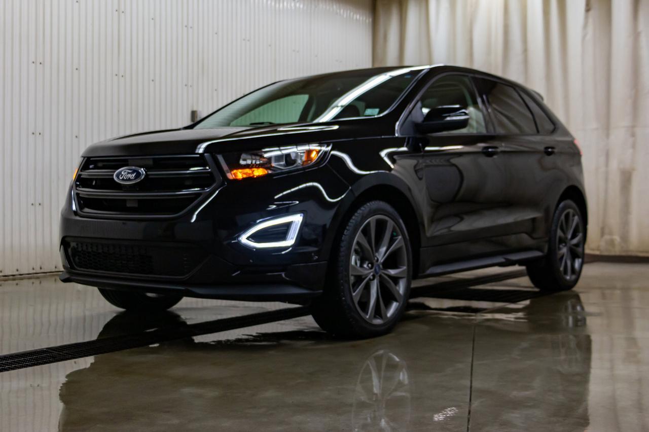 2018 Ford Edge AWD Sport Leather Roof Nav BCam Red Deer AB