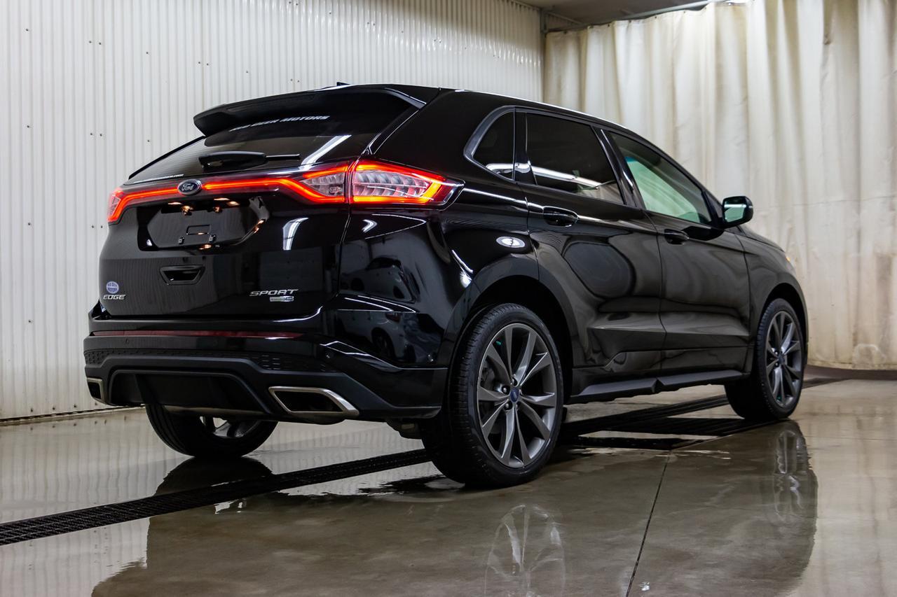 2018 Ford Edge AWD Sport Leather Roof Nav BCam Red Deer AB