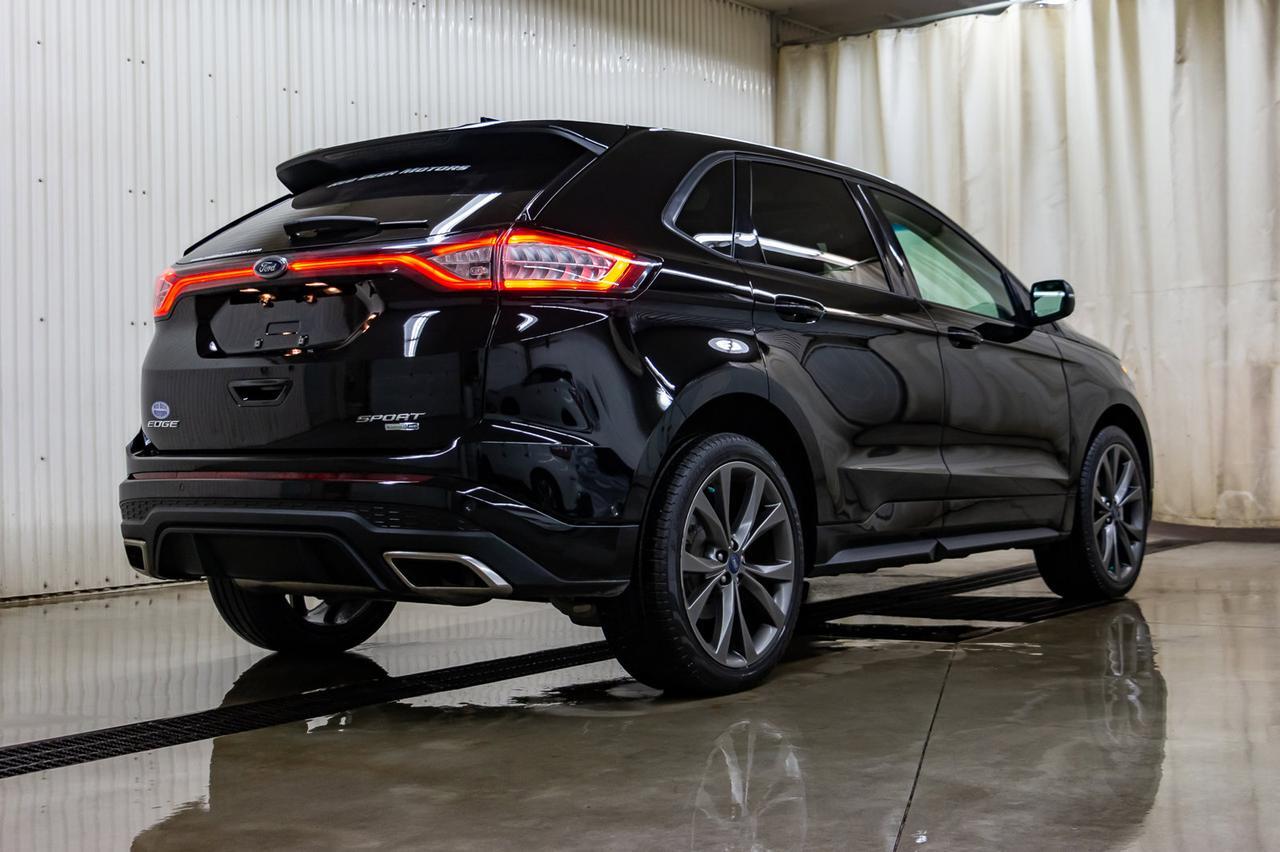 2018 Ford Edge AWD Sport Leather Roof Nav BCam Red Deer AB