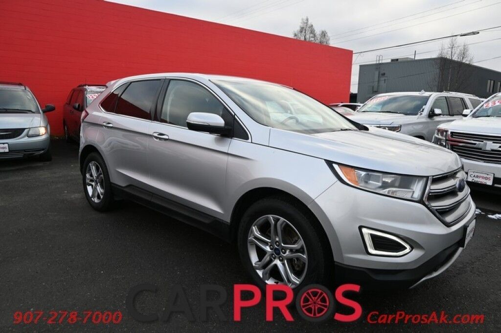 2018 Ford Edge Titanium - AWD - 2.0L Ecoboost - Remote Start - Power & Heated Leather Seats - Bluetooth - Power Liftgate - Backup Camera - Rear Park Assist Anchorage AK