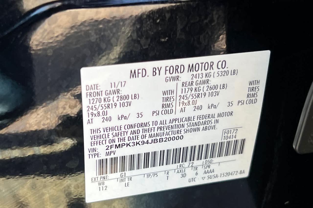 2018 Ford Edge Titanium Roseville CA