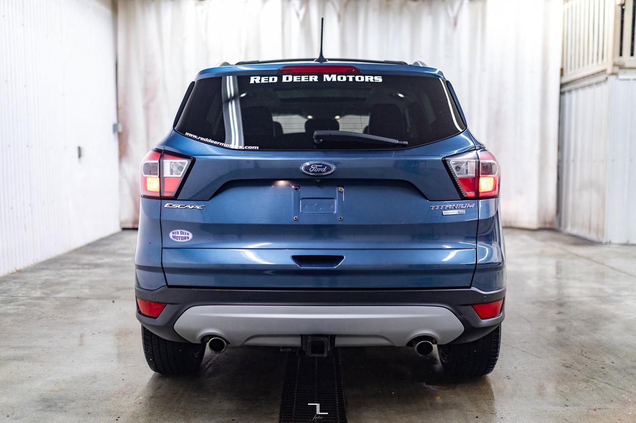 2018 Ford Escape AWD Titanium Leather Roof Nav BCam Red Deer AB