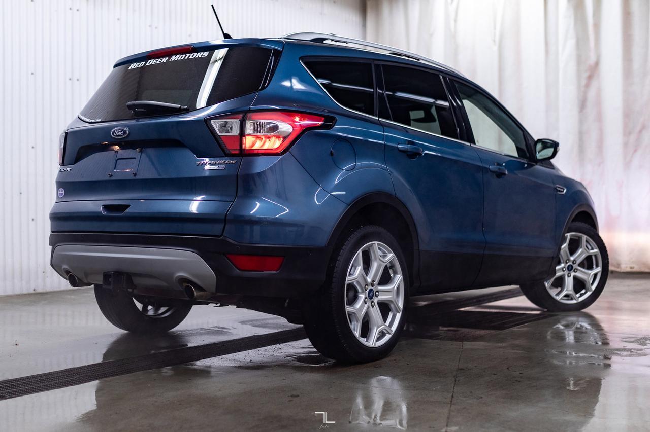 2018 Ford Escape AWD Titanium Leather Roof Nav BCam Red Deer AB