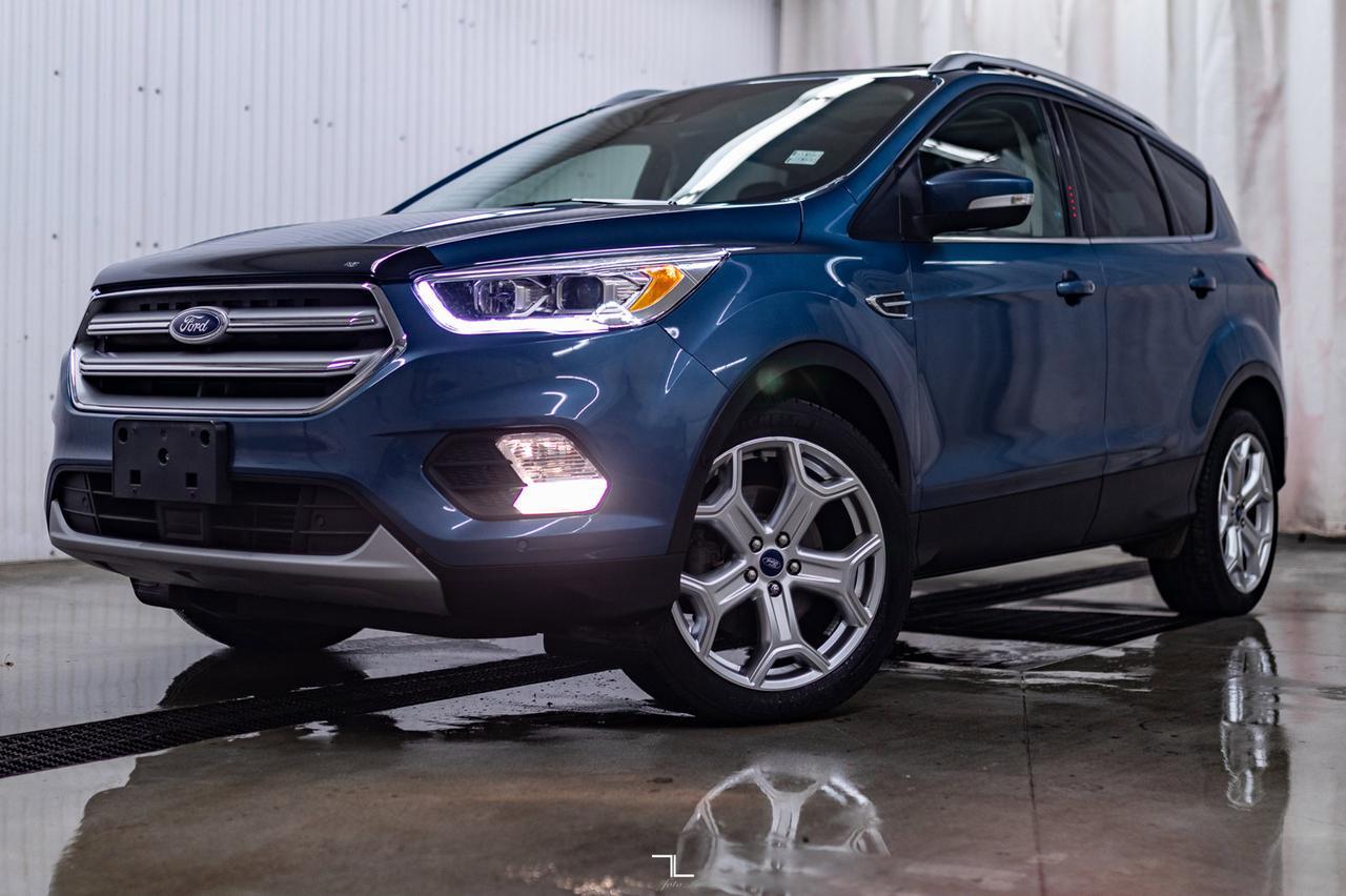 2018 Ford Escape AWD Titanium Leather Roof Nav BCam Red Deer AB