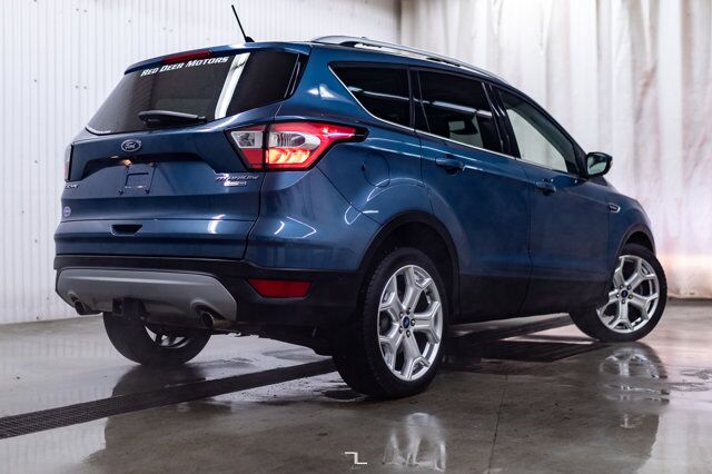 2018 Ford Escape AWD Titanium Leather Roof Nav BCam Red Deer AB