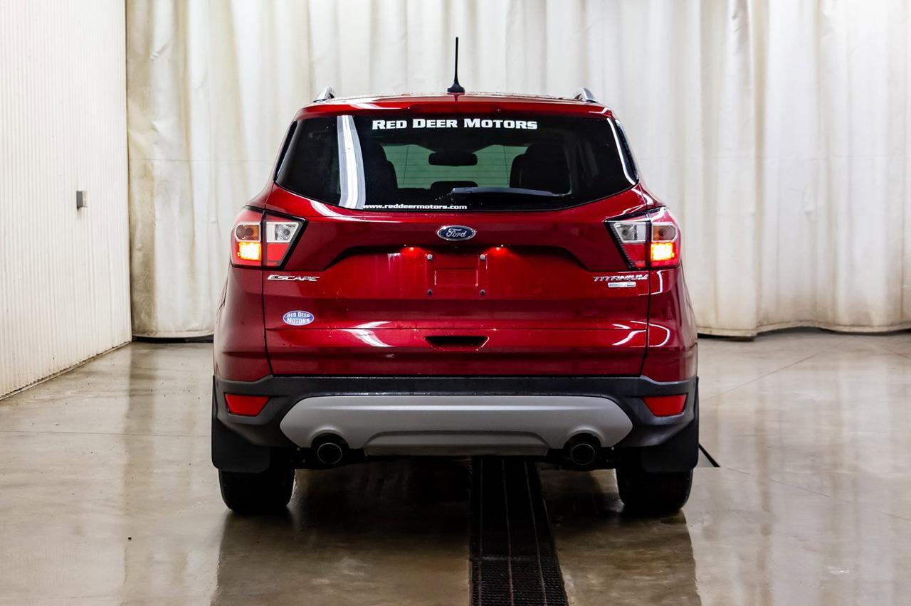 2018 Ford Escape AWD Titanium Leather Roof Nav Red Deer AB