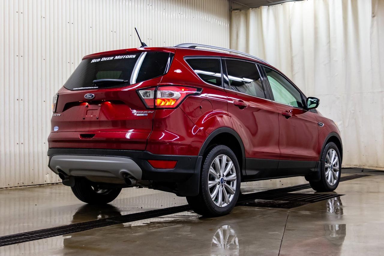2018 Ford Escape AWD Titanium Leather Roof Nav Red Deer AB
