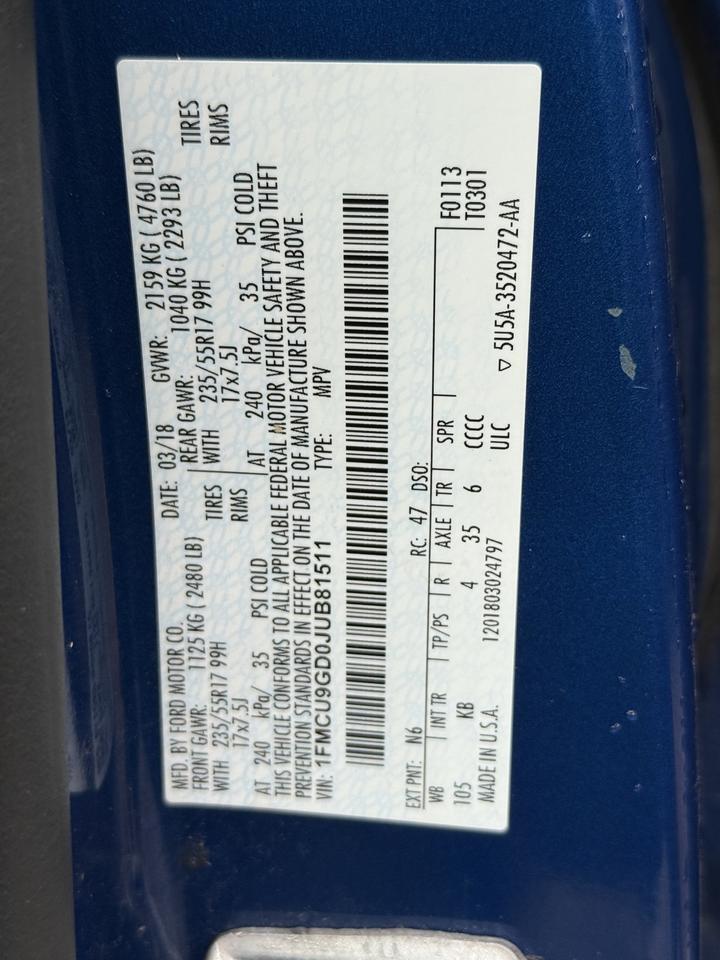 2018 Ford Escape SE Crestwood KY