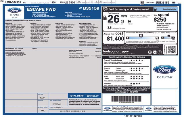 2018 Ford Escape SE Raleigh NC