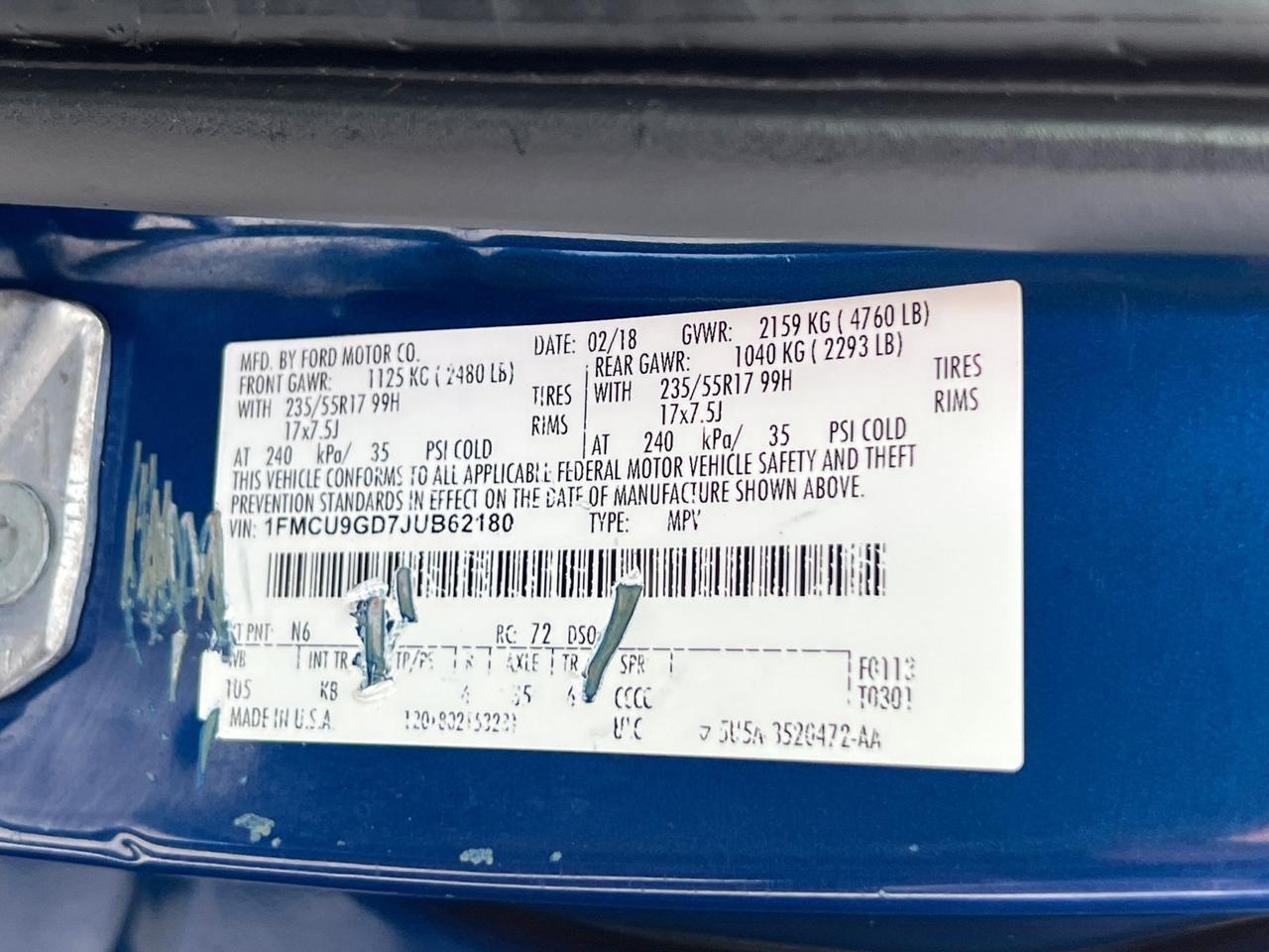 2018 Ford Escape SE Hagerstown MD