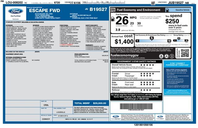 2018 Ford Escape SEL Raleigh NC