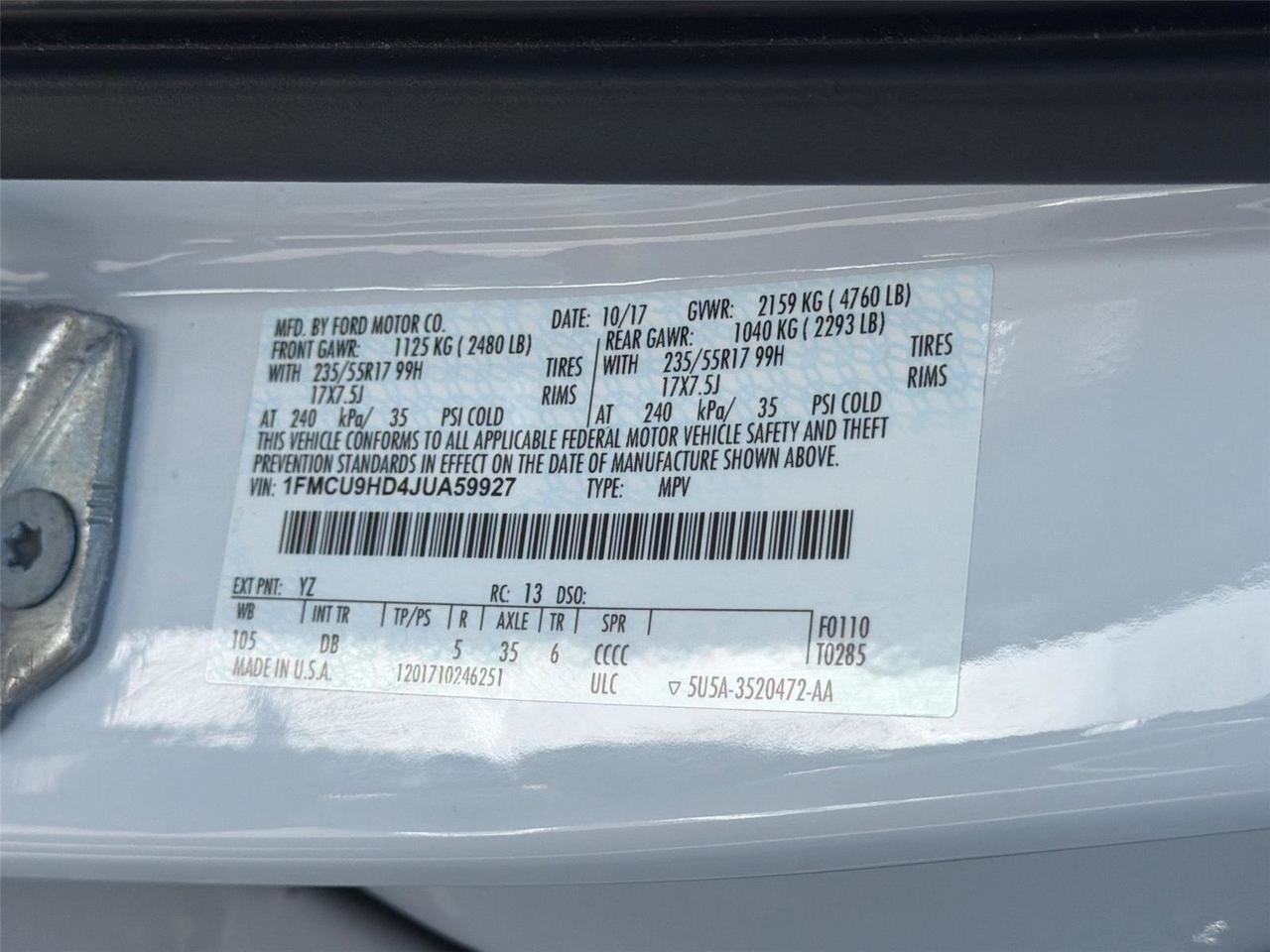 2018 Ford Escape SEL Hagerstown MD