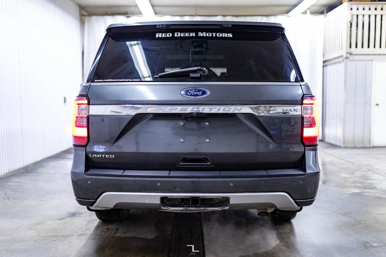 2018 Ford Expedition Max AWD Limited Leather Roof Nav BCam Red Deer AB