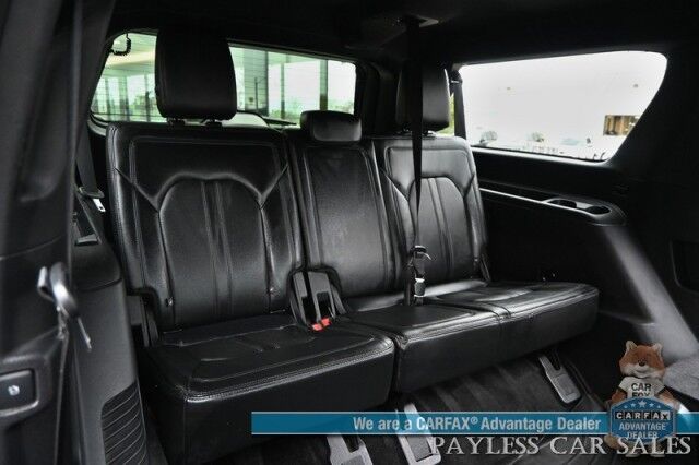 2018 Ford Expedition Max Limited / 4X4 / Auto Start / Heated & Cooled Leather Seats / Heated Steering / NAV / Panoramic Sunroof / B&O Audio / Adaptive Cruise & Blind Spot Alert / 3rd Row / Rear Captain Chairs / Seats 7 / Block Heater / Tow Pkg Anchorage AK