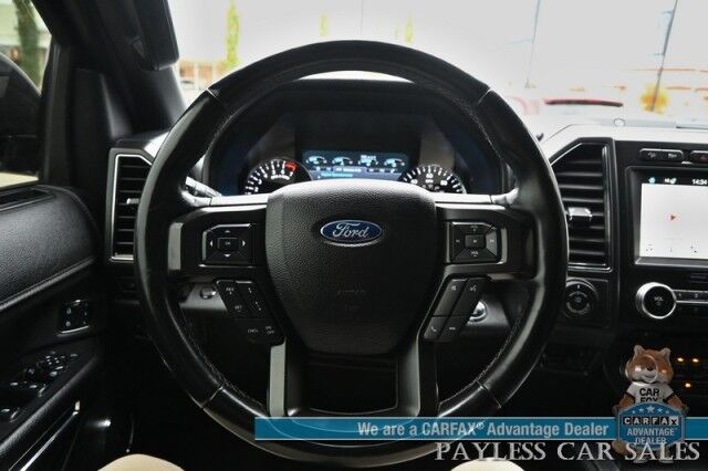2018 Ford Expedition Max Limited / 4X4 / Auto Start / Heated & Cooled Leather Seats / Heated Steering / NAV / Panoramic Sunroof / B&O Audio / Adaptive Cruise & Blind Spot Alert / 3rd Row / Rear Captain Chairs / Seats 7 / Block Heater / Tow Pkg Anchorage AK