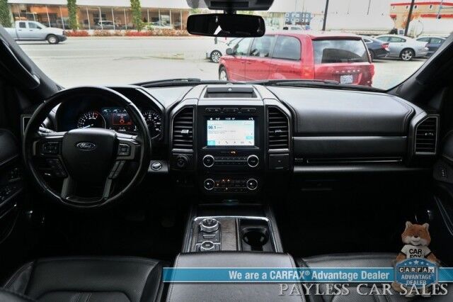 2018 Ford Expedition Max Limited / 4X4 / Auto Start / Heated & Cooled Leather Seats / Heated Steering / NAV / Panoramic Sunroof / B&O Audio / Adaptive Cruise & Blind Spot Alert / 3rd Row / Rear Captain Chairs / Seats 7 / Block Heater / Tow Pkg Anchorage AK