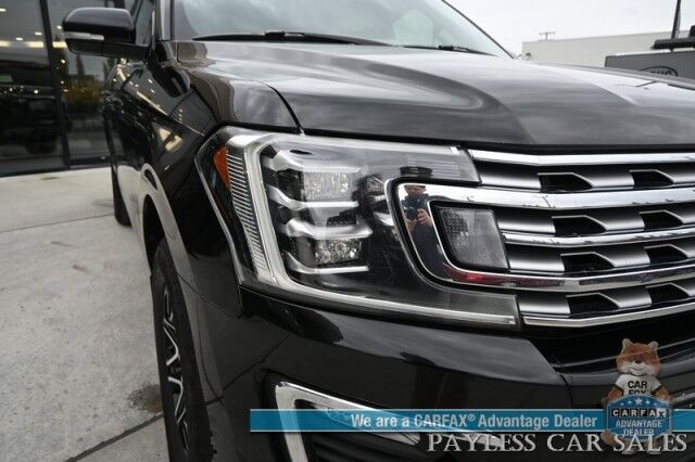 2018 Ford Expedition Max Limited / 4X4 / Auto Start / Heated & Cooled Leather Seats / Heated Steering / NAV / Panoramic Sunroof / B&O Audio / Adaptive Cruise & Blind Spot Alert / 3rd Row / Rear Captain Chairs / Seats 7 / Block Heater / Tow Pkg Anchorage AK