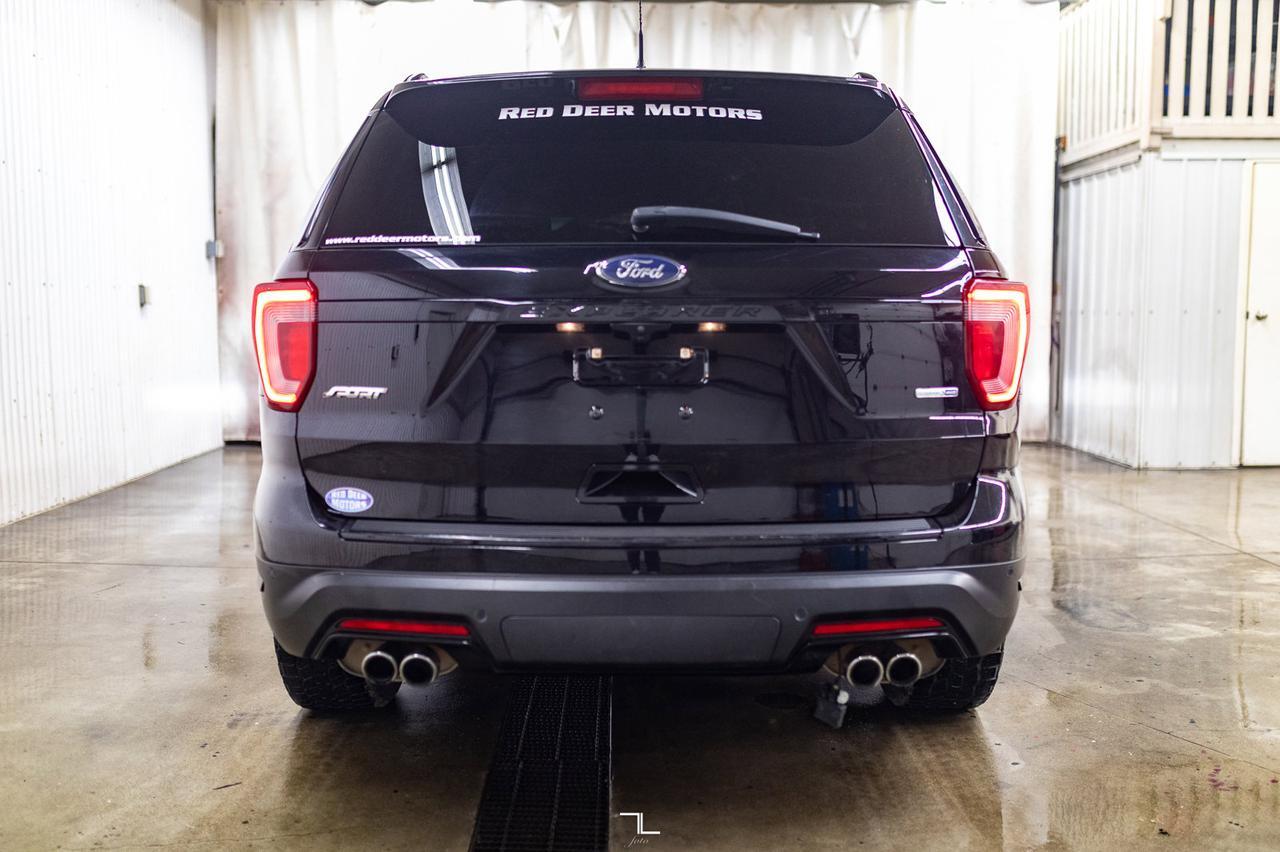 2018 Ford Explorer AWD Sport Leather Roof Nav BCam Red Deer AB