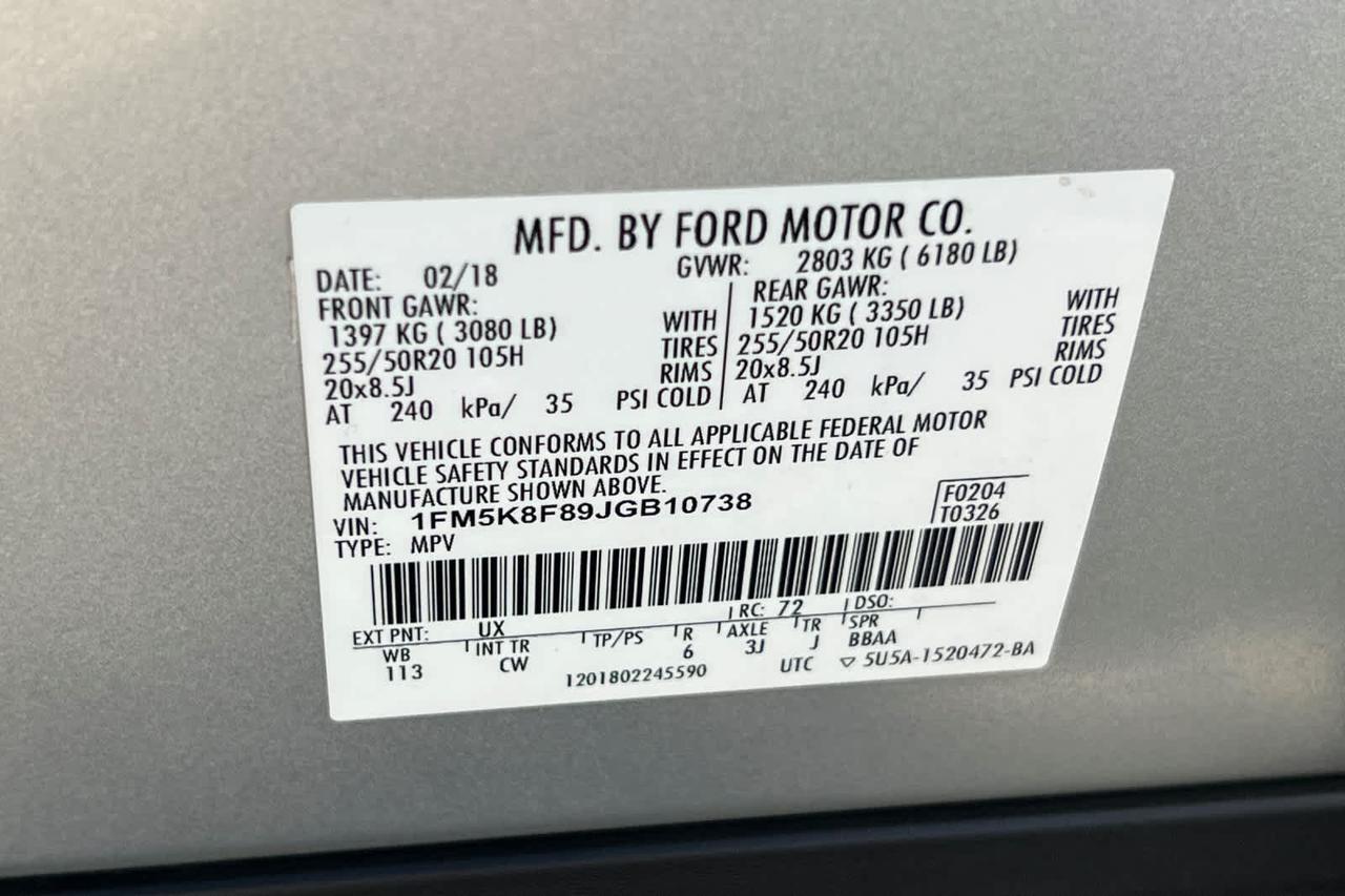 2018 Ford Explorer Limited Roseville CA