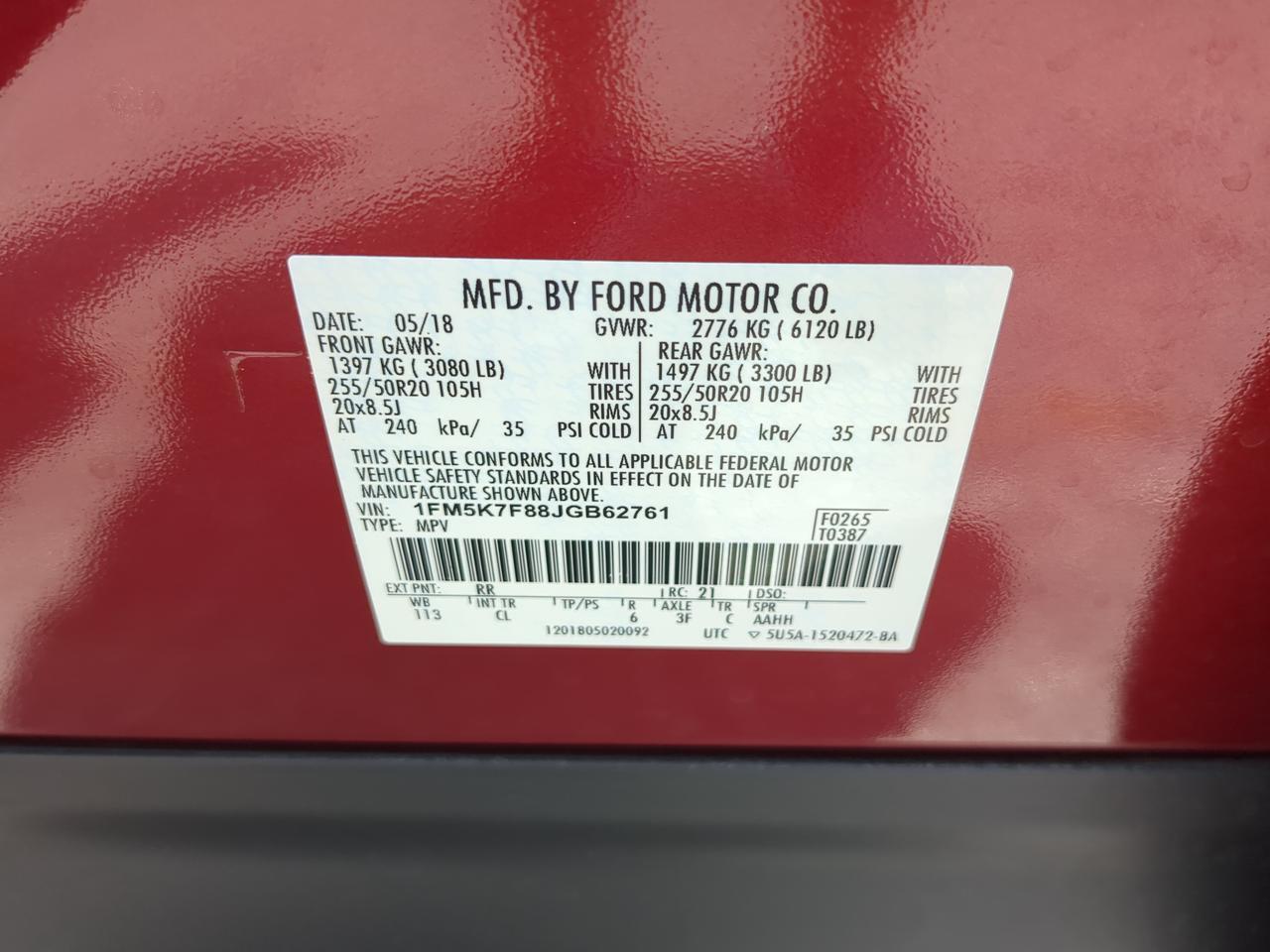 2018 Ford Explorer Limited Winder GA