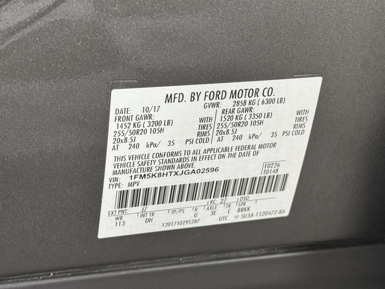 2018 Ford Explorer Platinum Fredericksburg VA