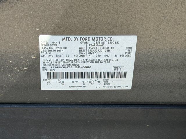 2018 Ford Explorer Platinum Springfield VA