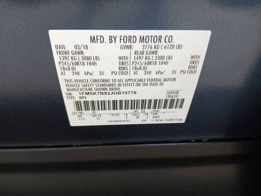 2018 Ford Explorer Sport Utility 4D Maitland FL