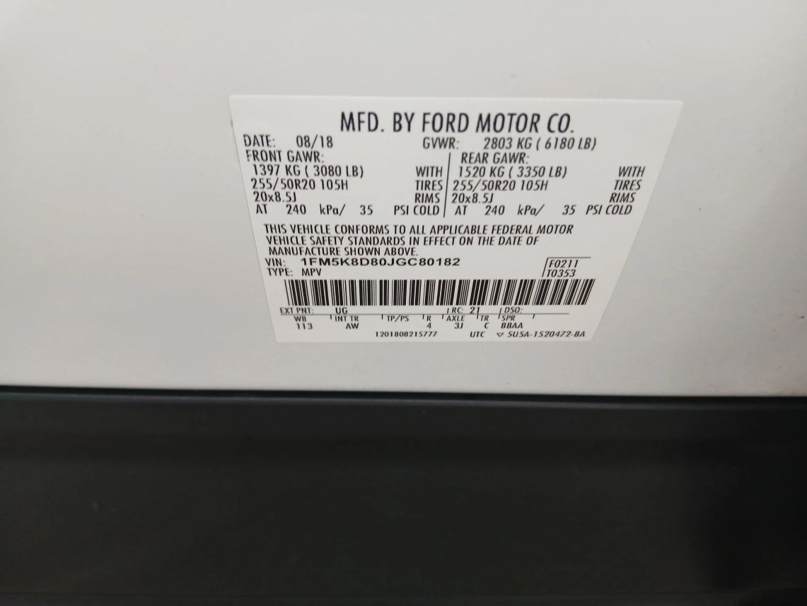 2018 Ford Explorer XLT Sport Utility 4D Maitland FL