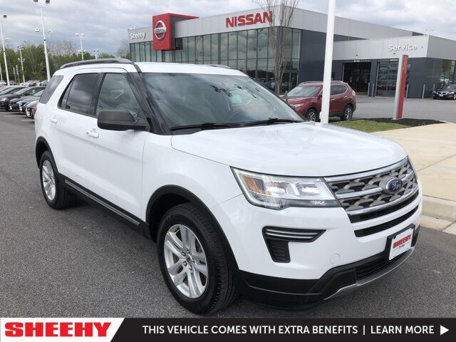 Used 18 Ford Explorer Xlt White Marsh Md