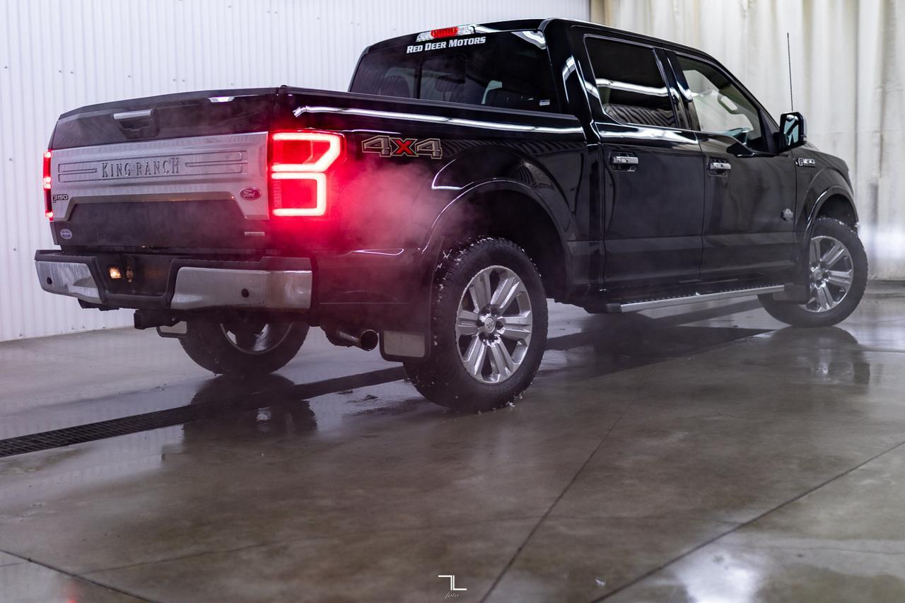 2018 Ford F-150 4x4 Super Crew King Ranch Leather Roof Nav Red Deer AB
