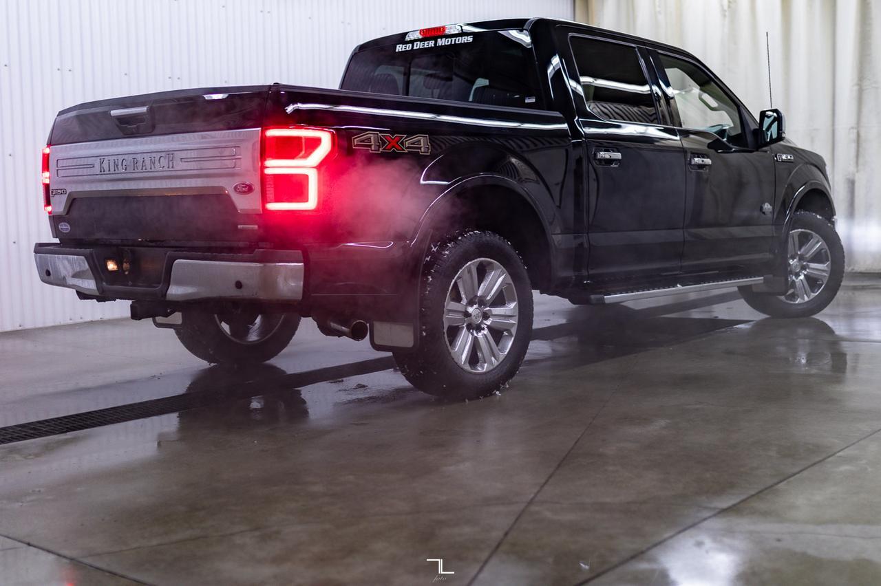 2018 Ford F-150 4x4 Super Crew King Ranch Leather Roof Nav Red Deer AB