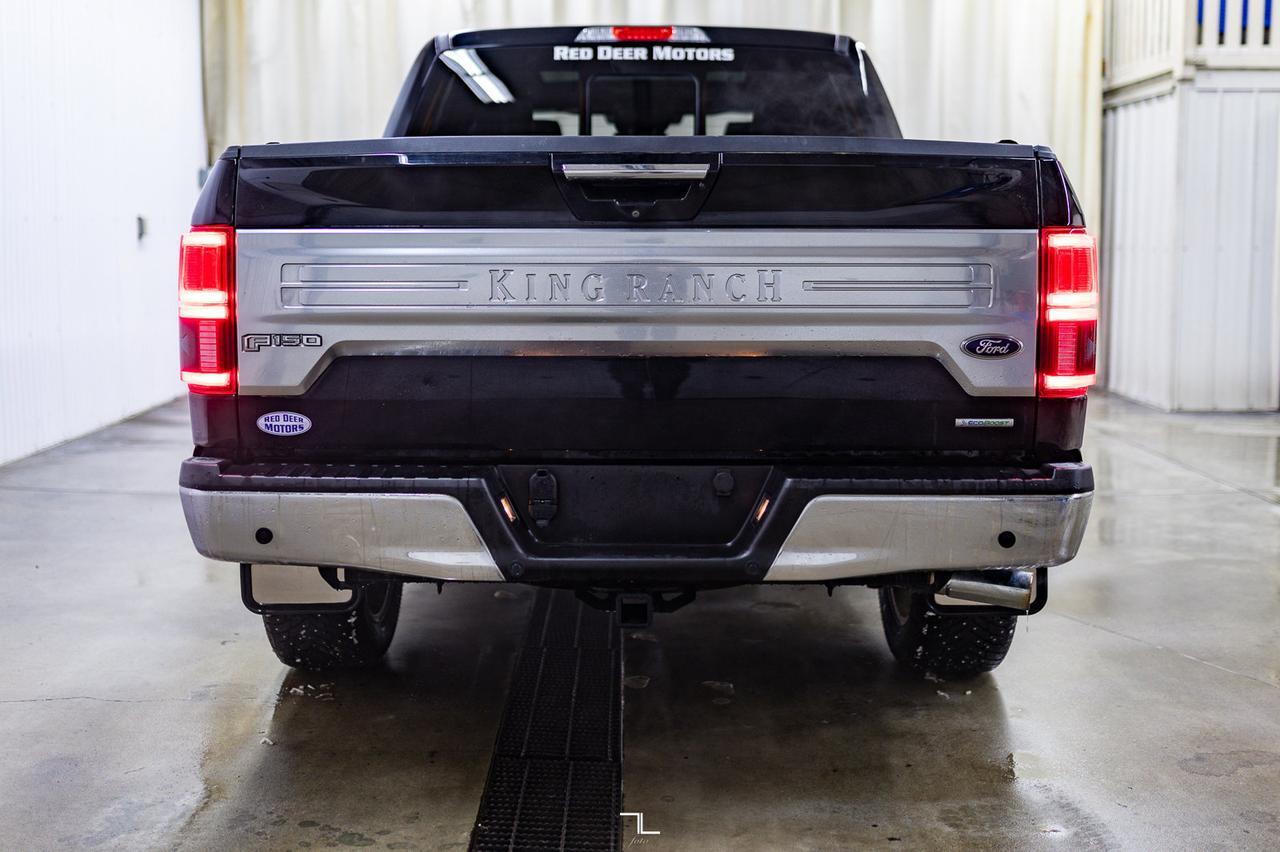 2018 Ford F-150 4x4 Super Crew King Ranch Leather Roof Nav Red Deer AB