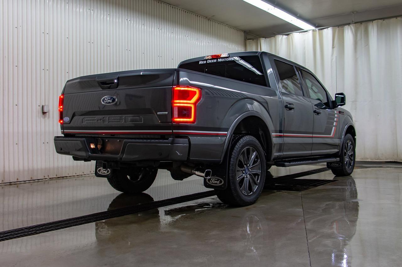 2018 Ford F-150 4x4 Super Crew Lariat Appearance Pkg. Leather Roof Nav Red Deer AB