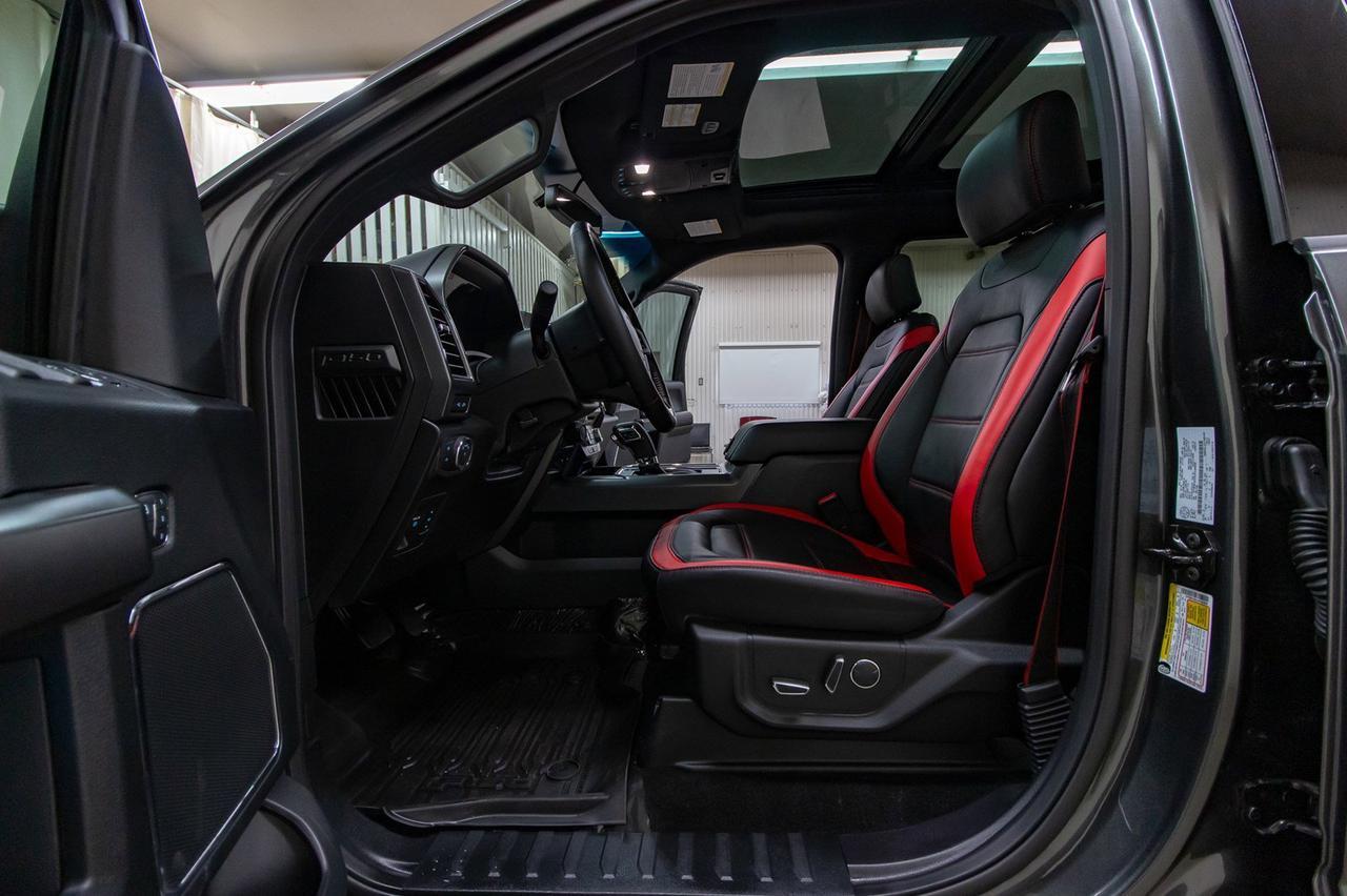 2018 Ford F-150 4x4 Super Crew Lariat Appearance Pkg. Leather Roof Nav Red Deer AB