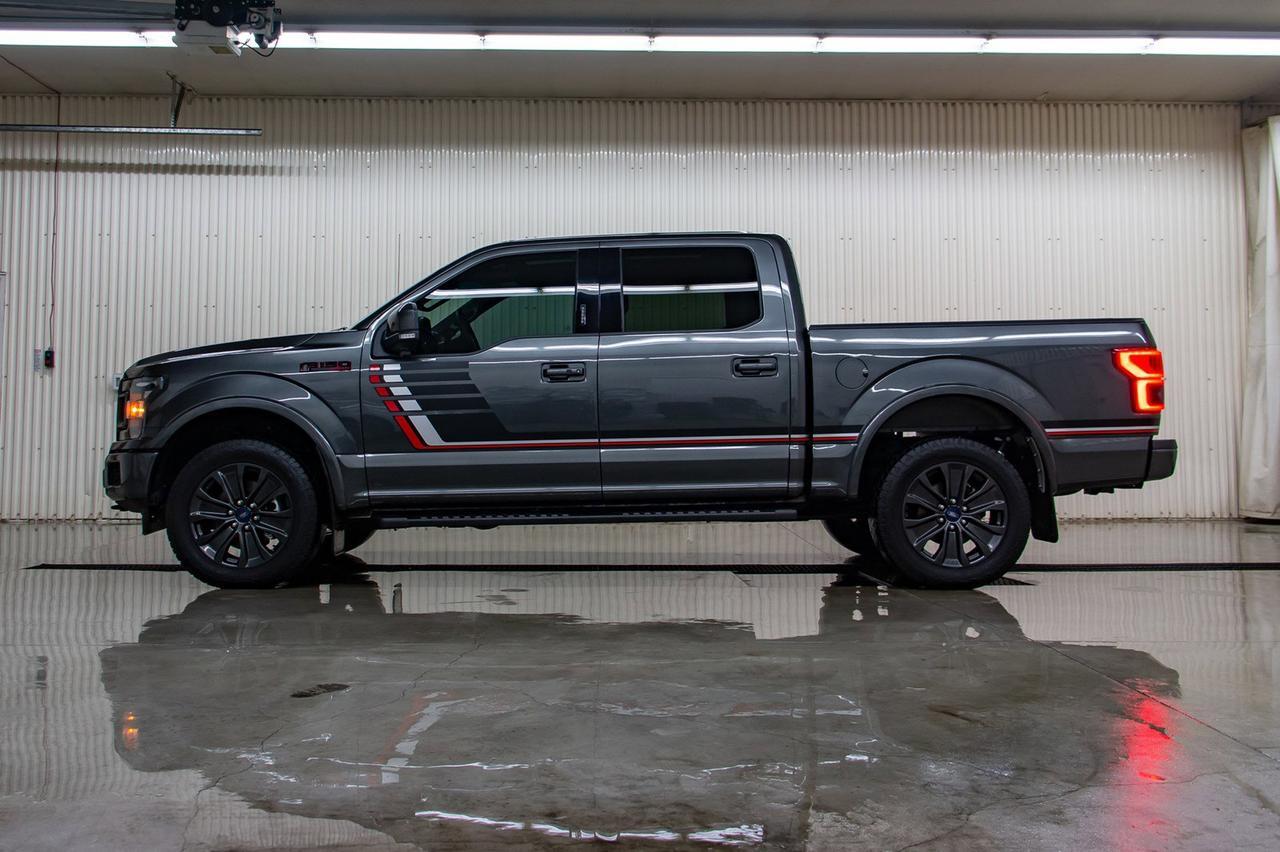 2018 Ford F-150 4x4 Super Crew Lariat Appearance Pkg. Leather Roof Nav Red Deer AB