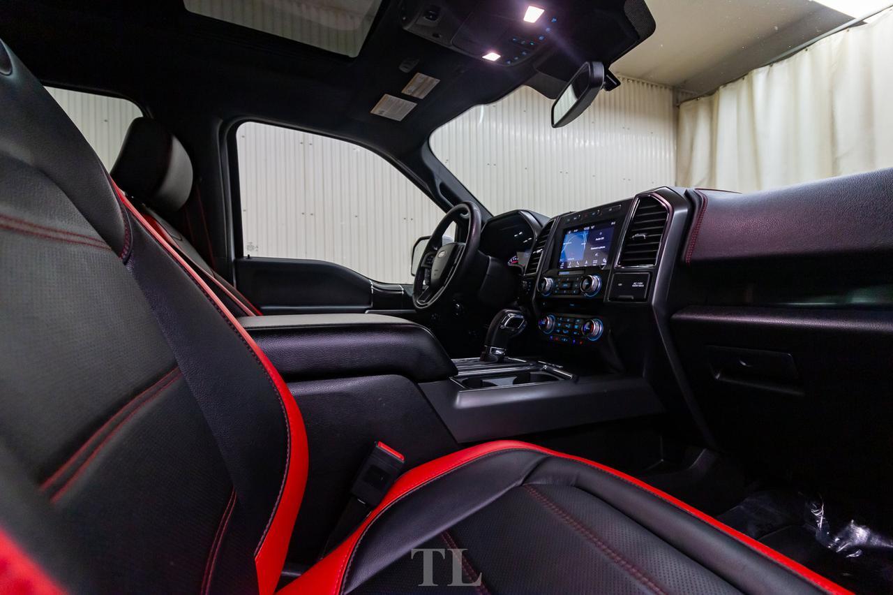 2018 Ford F-150 4x4 Super Crew Lariat FX4 Appearance PKG. Leather Roof Nav Red Deer AB