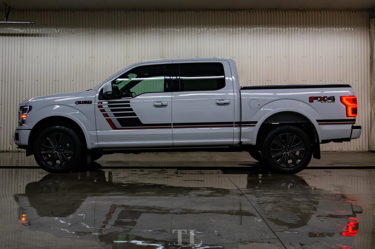 2018 Ford F-150 4x4 Super Crew Lariat FX4 Appearance PKG. Leather Roof Nav Red Deer AB