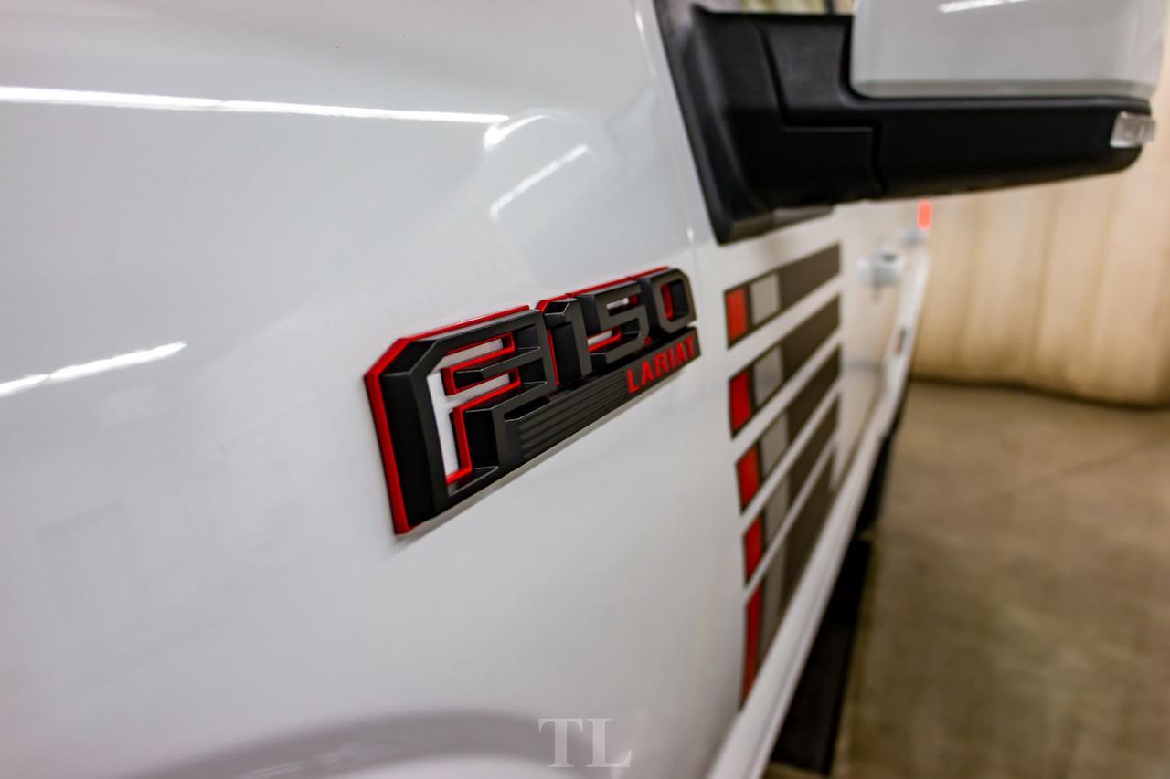 2018 Ford F-150 4x4 Super Crew Lariat FX4 Appearance PKG. Leather Roof Nav Red Deer AB