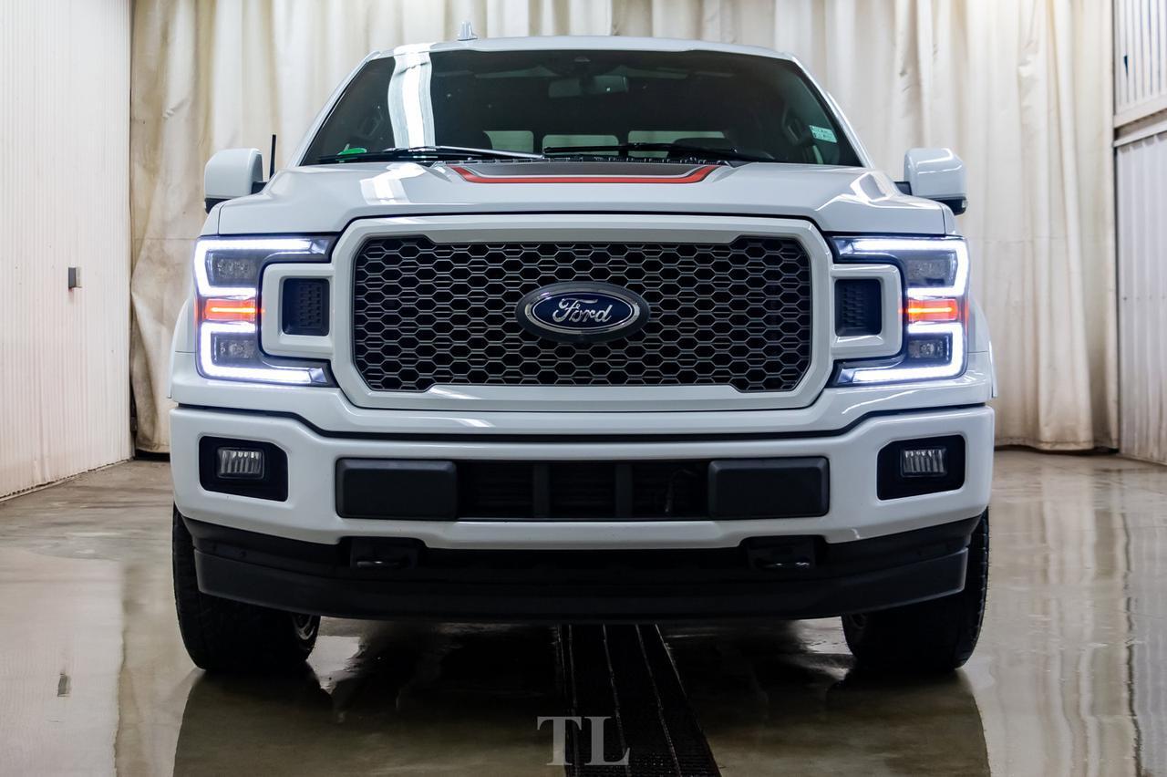2018 Ford F-150 4x4 Super Crew Lariat FX4 Appearance PKG. Leather Roof Nav Red Deer AB
