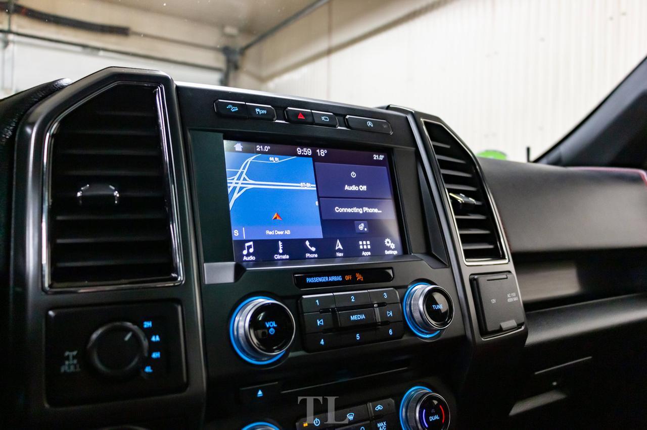 2018 Ford F-150 4x4 Super Crew Lariat FX4 Appearance PKG. Leather Roof Nav Red Deer AB