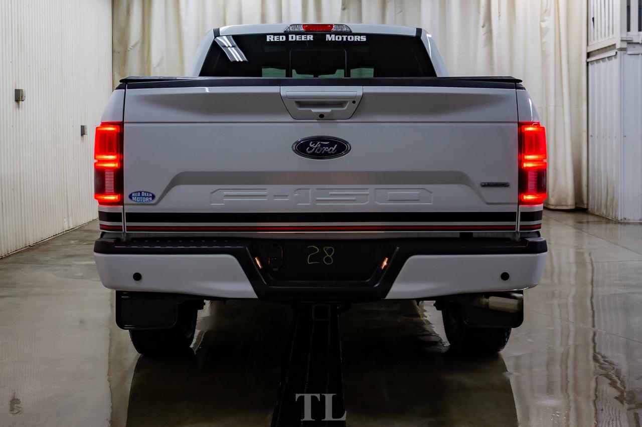 2018 Ford F-150 4x4 Super Crew Lariat FX4 Appearance PKG. Leather Roof Nav Red Deer AB