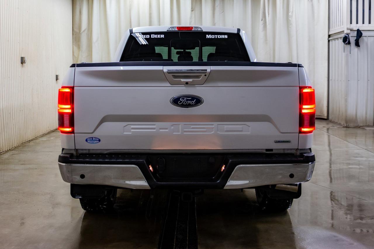 2018 Ford F-150 4x4 Super Crew Lariat FX4 LWB Leather Roof Nav Red Deer AB