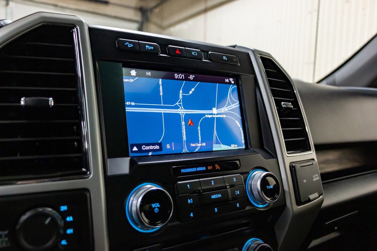 2018 Ford F-150 4x4 Super Crew Lariat FX4 LWB Leather Roof Nav Red Deer AB