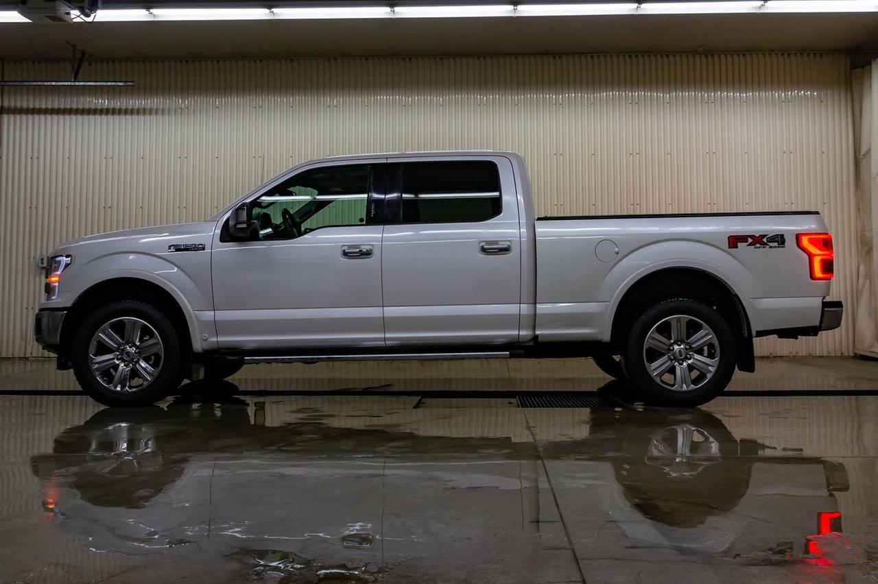 2018 Ford F-150 4x4 Super Crew Lariat FX4 LWB Leather Roof Nav Red Deer AB