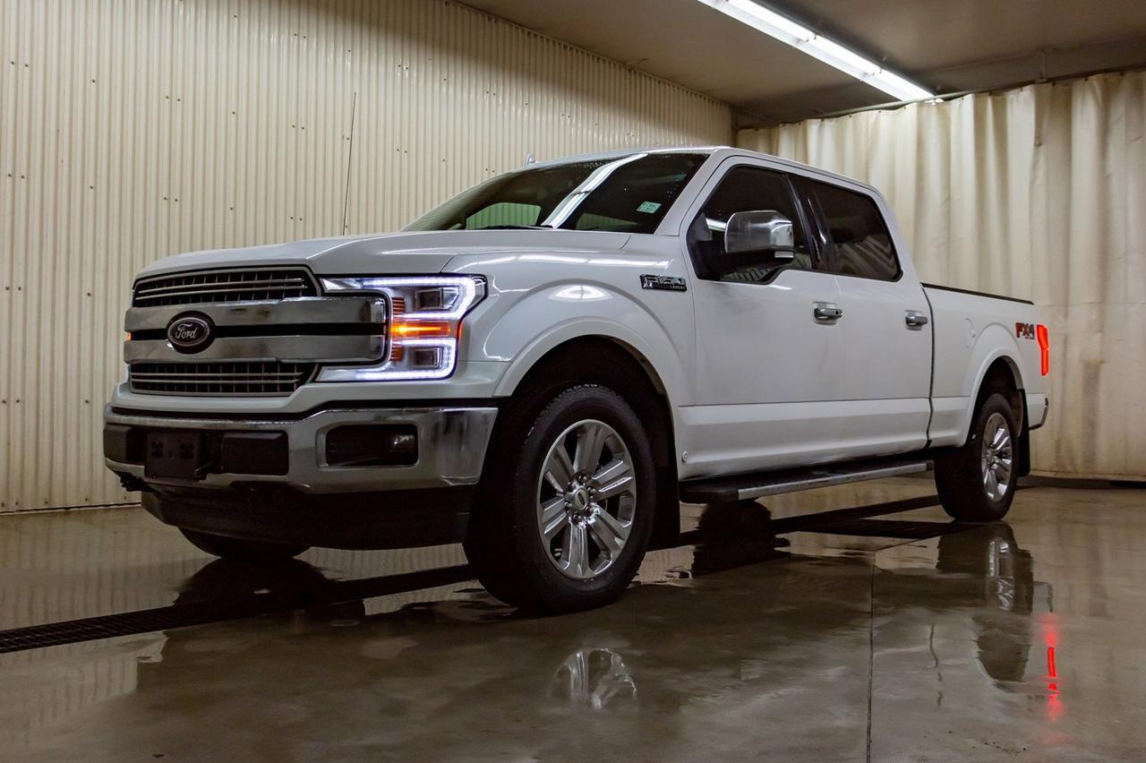 2018 Ford F-150 4x4 Super Crew Lariat FX4 LWB Leather Roof Nav Red Deer AB