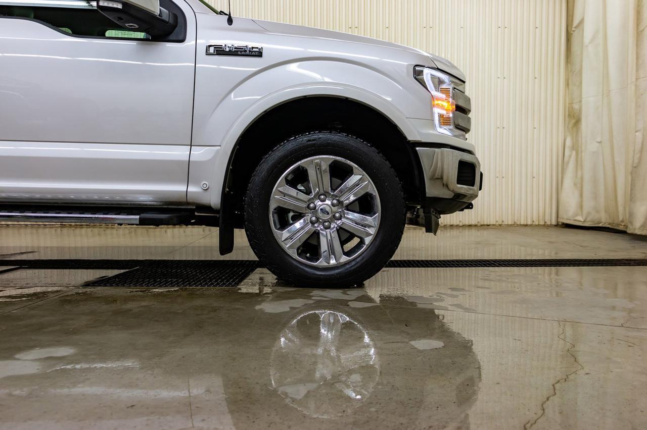 2018 Ford F-150 4x4 Super Crew Lariat FX4 LWB Leather Roof Nav Red Deer AB