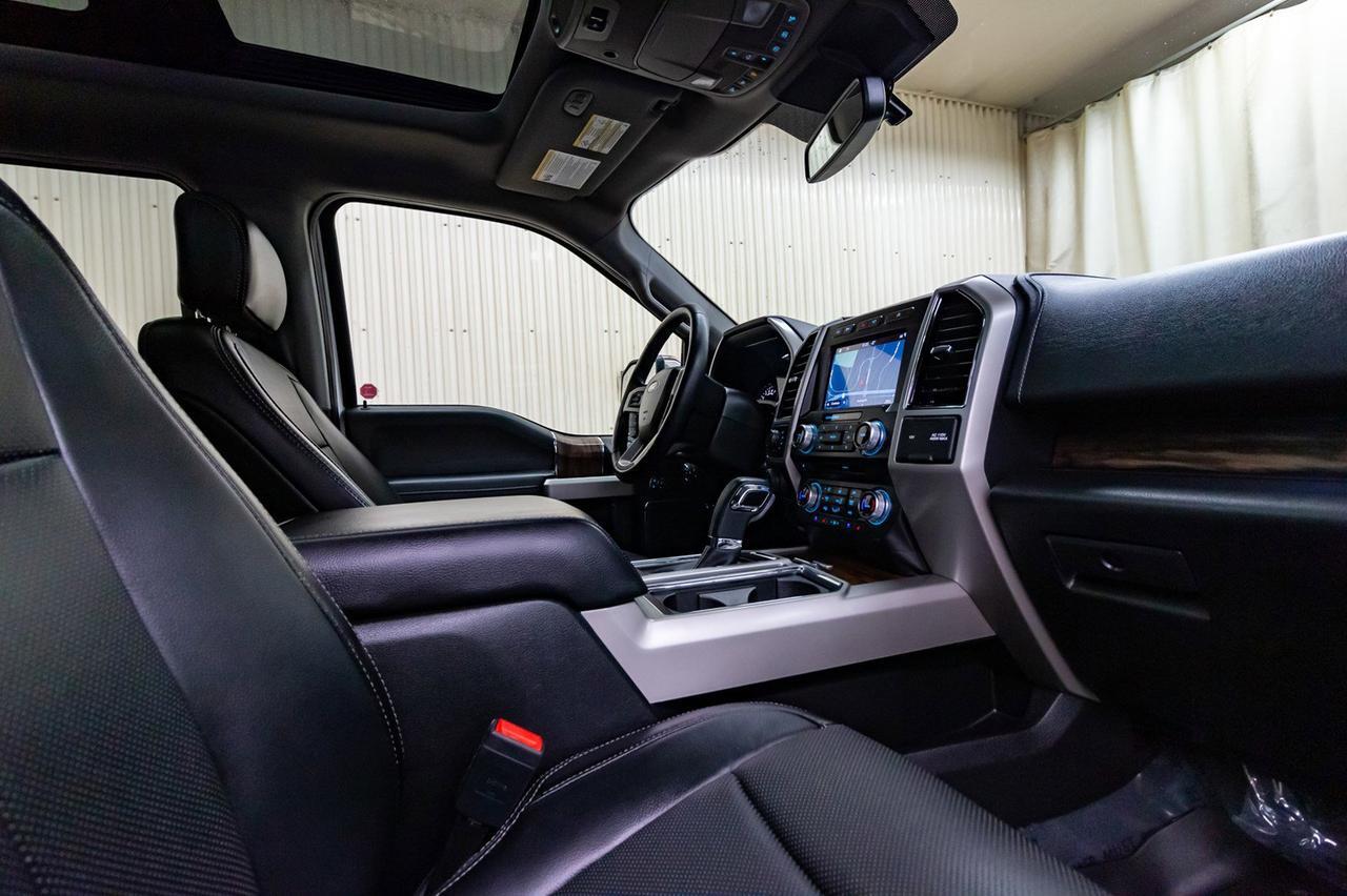 2018 Ford F-150 4x4 Super Crew Lariat FX4 LWB Leather Roof Nav Red Deer AB