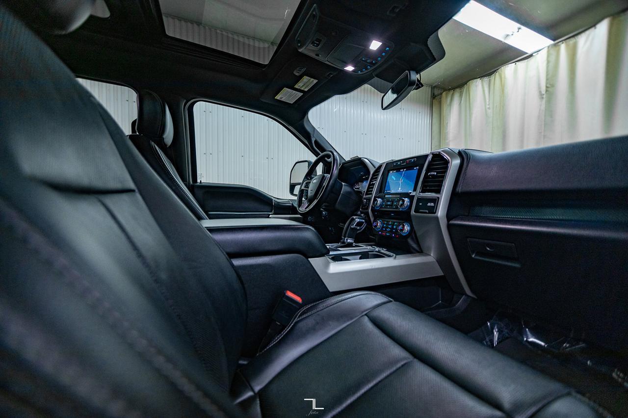 2018 Ford F-150 4x4 Super Crew Lariat FX4 Leather Roof Nav Red Deer AB