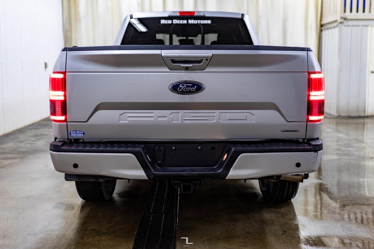 2018 Ford F-150 4x4 Super Crew Lariat FX4 Leather Roof Nav Red Deer AB