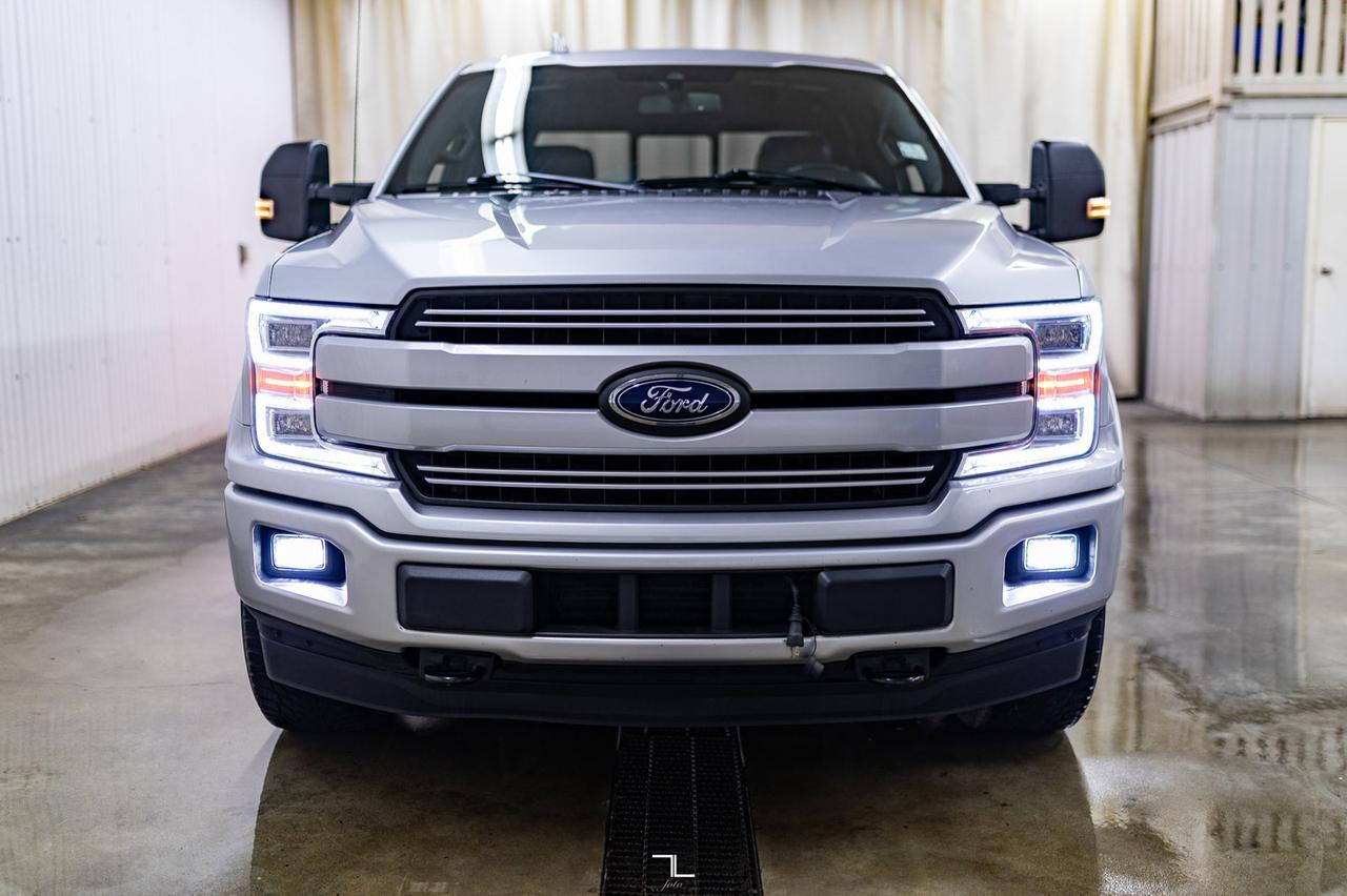 2018 Ford F-150 4x4 Super Crew Lariat FX4 Leather Roof Nav Red Deer AB